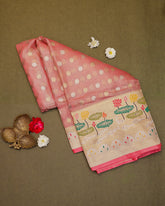 Onion pink kota Fancy saree